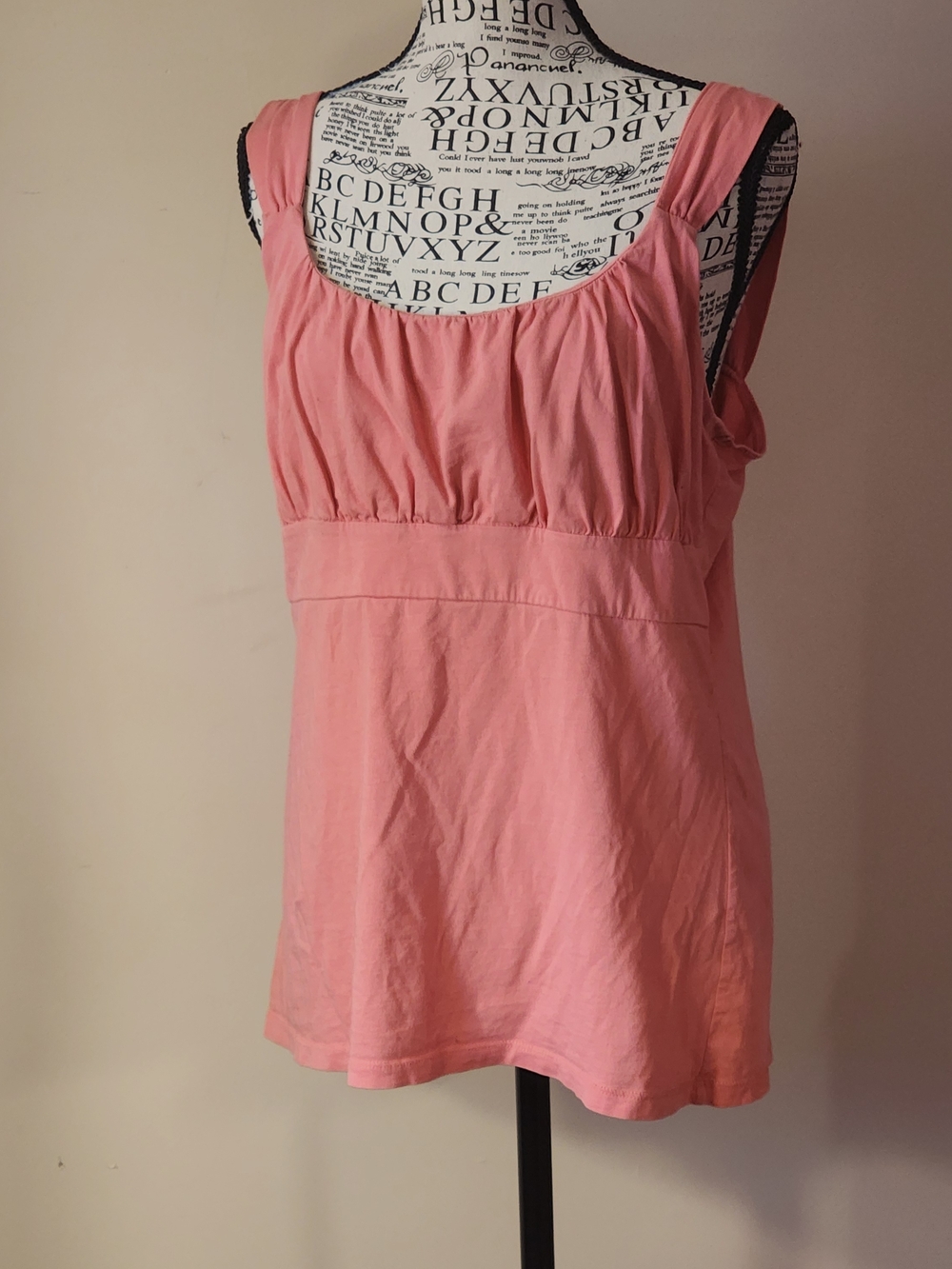 Women’s Salmon Scoop Neck Tank Top